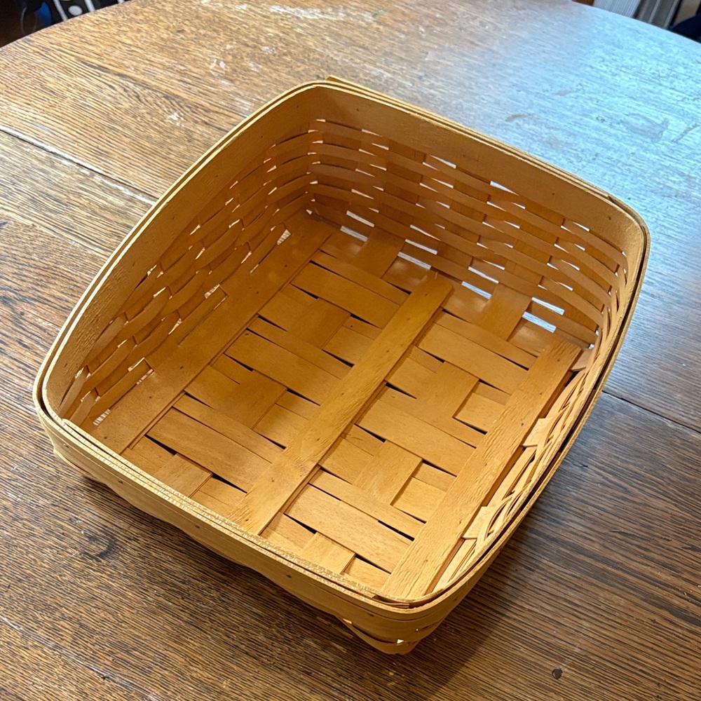Longaberger Angled Basket vintage